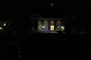 Participants in second strike sit-in on Founders Green 2