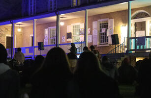 Students Listen to Speaker 1