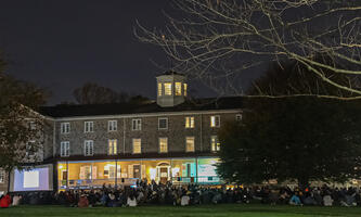 Students Listen to Organizers 1