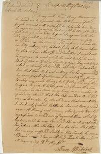 Pemberton's Letter from Isaac Whitelock, July 4, 1757