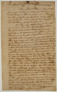 Pemberton's letter to Charles Read, March 16, 1756