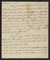 Letter to the Female Association of Philadelphia for the Relief of Women and Children in Reduced Circumstances