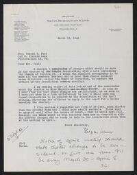 Shippen Lewis letter to Margaret Tyler Paul