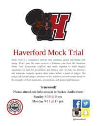 Mock Trial Interest Poster 2017