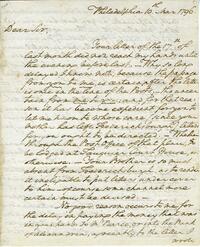 Letter from George Washington to Robert Lewis, March 10, 1796