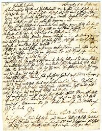 Letter from Johann Hamann, April 18, 1762