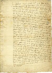 Letter from Isaac Casaubon, August 29, 1601