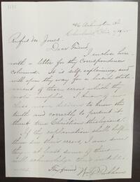 Letter from Wm. P. Pinkham to Rufus Jones 1905 April 18