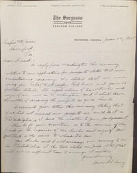 Letter from Howard L. Carey to Rufus Jones 1915 June 14