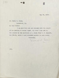 Letter from Edward L. Farr to Rufus Jones 1916 May 24