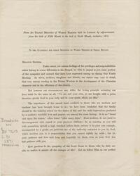 From the Yearly Meeting of Women Friends held in London by adjournments from the 24th of Fifth Month to the 2nd of Sixth Month, inclusive, 1871 :bto the Quarterly and other Meetings of Women Friends in Great Britain