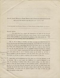 From the Yearly Meeting of Women Friends, held in London, by adjournments, from the 20th of the Fifth Month to the 29th of the same, inclusive, 1868 : to the Quarterly and Monthly Meetings of Women Friends in Great Britain and Ireland