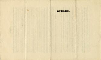 Queries : A12It is agreed that the eight queries belonging to meetings for discipline, be read .