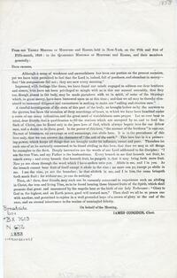 From our Yearly Meeting of Ministers and Elders, held in New-York, on the 27th and 31st of Fifth-month, 1858 : to the Quarterly Meetings of Ministers and Elders, and their members generally