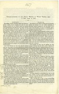 Epistles addressed to the Yearly Meeting of Women Friends, held in New York, in 1857