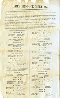 Free Produce Meeting : at a Free Produce Meeting of Friends, held in their meeting house in Newport, 6 Mo., 18th, 1850, agreeably to an adjournment of last year