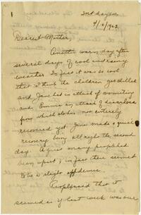 Letter from Catharine Cadbury to Mother, 1923 April 16