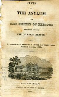 Friends Hospital Annual Report, 1821