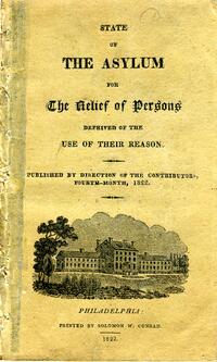 Friends Hospital Annual Report, 1822