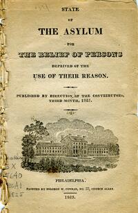 Friends Hospital Annual Report, 1825