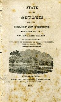 Friends Hospital Annual Report, 1819