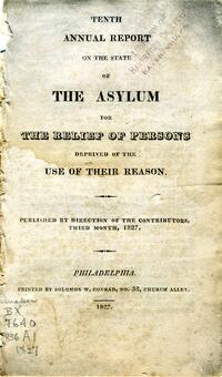 Friends Hospital Annual Report, 1827