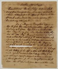 Letter to Israel Pemberton from Nathaniel Holland, April 13, 1758