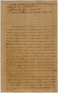 Charles Thompson's and Christian Frederick Post's report to Governor William Denny and General John Forbes, June 19, 1758