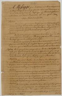 Cherokee's message to the Delawares, June 20, 1758