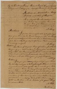 Governor of New Jersey's message to the Indians, June 25, 1758