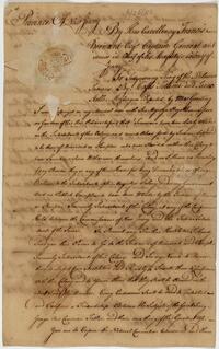 Governor of New Jersey's message to the Indians, June 25, 1758