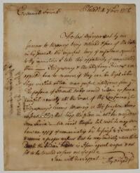 Israel Pemberton's letter to General Forbes, July 4, 1758