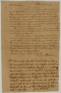 Israel Pemberton's letter to Bowne & Haydock's Letter, July 22, 1758