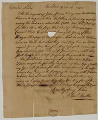 Samuel Foulke's letter to Israel Pemberton, July 26, 1758