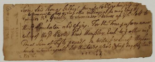 Bills and Receipts, September 5, 1758