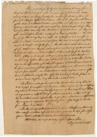 Pemberton's letter to Samuel Burling, March 28, 1757