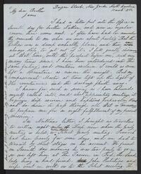 Mary Kite letter to James Kite