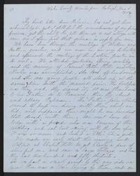 Mary Kite letter to Rebecca Walton