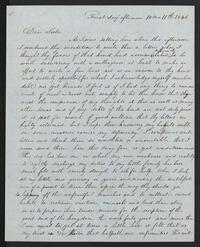 Aaron Sharpless letter to Rebecca Kite Brown