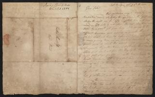 Isaac Sharpless letter to Edith Sharpless Kite