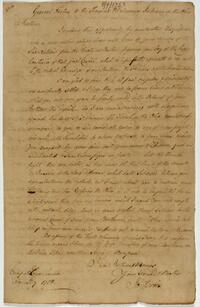 General Forbes' message to the Shawanese & Delaware Indians, November 9, 1758
