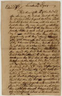 Isaac Whitelock's letter to Israel Pemberton, February 24, 1759