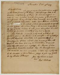 Nathaniel Holland's letter to Israel Pemberton, February 25, 1759