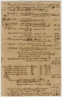 Bills and Receipts, March 1, 1759