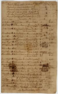 Receipts and Bills, March 1, 1759