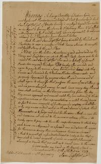Samuel Lightfoot's agreement with owners of horses, March 1, 1759