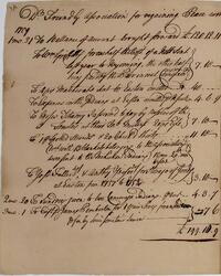 Account between the Friendly Association and Israel Pemberton, 1759