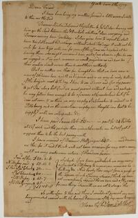 Samuel Lightfoot's letter to Israel Pemberton, March 5, 1759