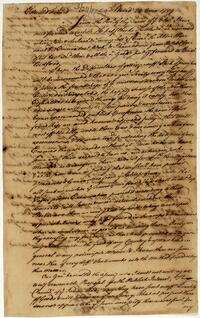 Israel Pemberton's letter to General John Stanwix, August 24, 1759