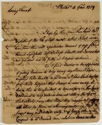 Israel Pemberton's letter to Benedict Dorsey, September 4, 1759